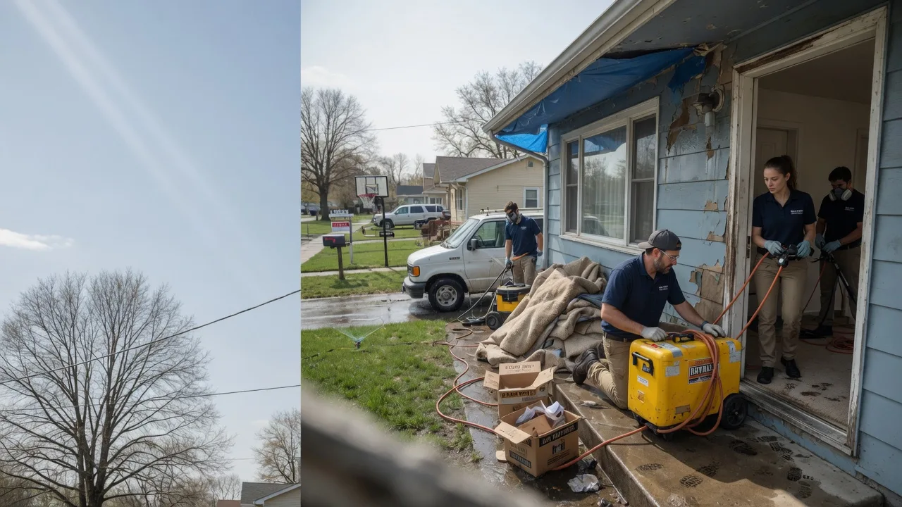 Basement Flood Cleanup in Onarga, IL near me